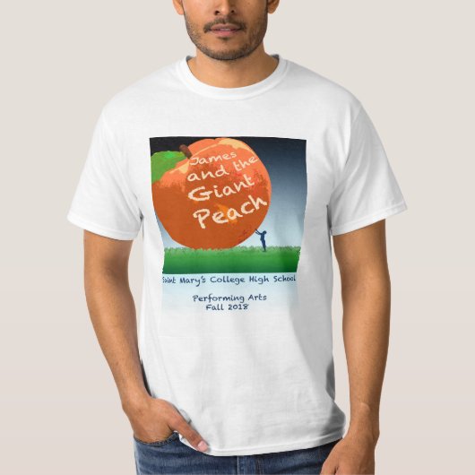 T-shirt Chute James 2018 et la pêche géante (Devant)