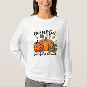 T-shirt Chute Remerciements Gratuit Bienheureux citrouille
