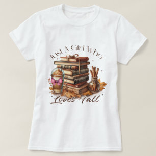 T-shirt Chute Rétro "Juste Une Fille Qui" Aime Chute
