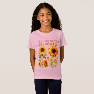 T-Shirt Chute Vous Avez L'Air Belle, Tournesol D'Automne A