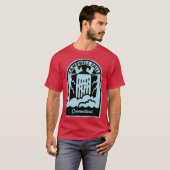 T-shirt Chutes Campbell Connecticut (Devant entier)