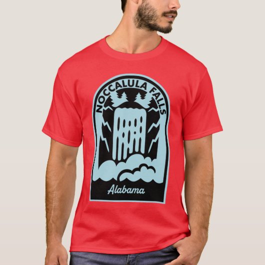 T-shirt Chutes de Noccalula Alabama Géant (Devant)