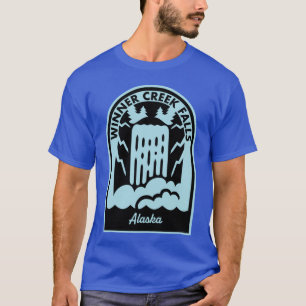 T-shirt Chutes de Winner Creek Alaska