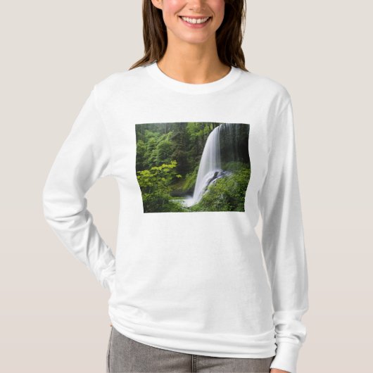 T-shirt chutes Middle North, Silver Falls State Park, (Devant)