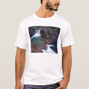 T-shirt Chutes St Mary dans le parc national de Glacier da