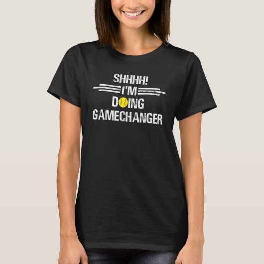 T-shirt CHUTT Je Fais du Baseball Gamechanger (Devant)
