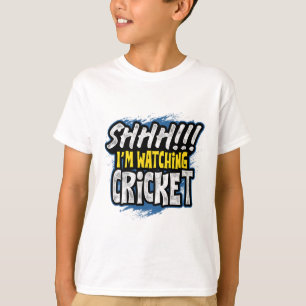 T-shirt Chuttt Je Regarde Cricket Fan De Sport Spectateur