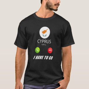 T-shirt Chypre Drapeau Souvenir Chypre Appelle