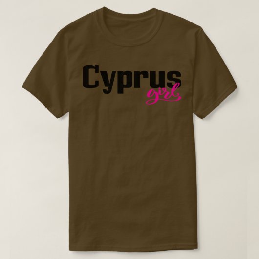 T-shirt Chypre Girl (Design devant)