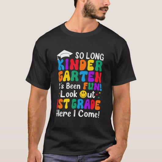 T-shirt Ciao Kindergarten, 1re année, j'arrive ! Retour à (Devant)