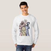 T-shirt Cible 3,0 de zombi (Devant entier)