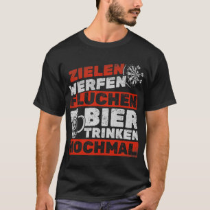 T-shirt Cible Ciel Lancer La Malédiction Bière Boire de no