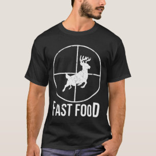 T-shirt Cible de chasse rapide aux aliments