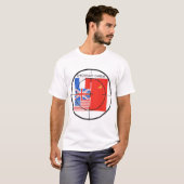 T-shirt Cible de Checkpoint Charlie (Devant entier)