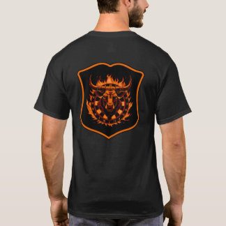 T-shirt Cible de fléchettes blason taureau design spécial
