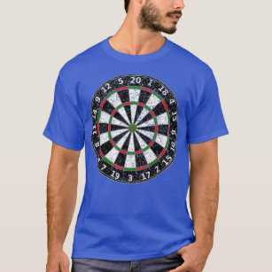 T-shirt Cible de flechettes cible Dartboard Bullseye Vinta