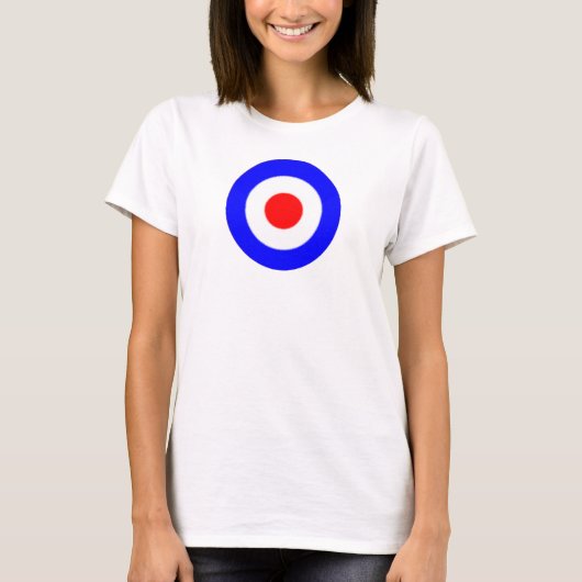 T-shirt cible de mod (Devant)