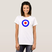 T-shirt cible de mod (Devant entier)