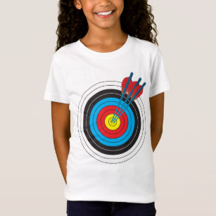 T-Shirt Cible de tir à l'arc avec des flèches
