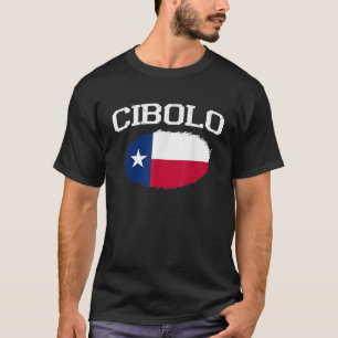 T-shirt CIBOLO TX TEXAS Drapeau Vintage USA Sports Hommes
