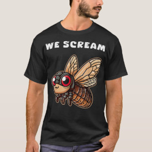 T-shirt Cicada Brood XIX Brood XIII Nous hurlons Cicadas E