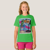 T-shirt Cicada Cassandra Joue Le 🎻 Violon (Devant entier)