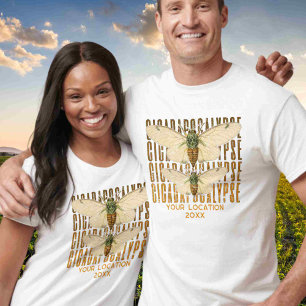 T-shirt Cicada Cicadapocalypse 2024 Emplacement personnali
