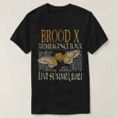 T-shirt Cicada Insect 17 Year Brood X Great Eastern Brood  (Design devant)