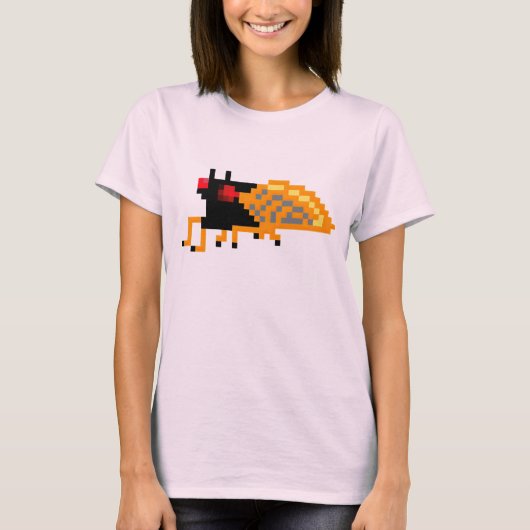 T-shirt Cicada Mania Pixel Canada (Devant)