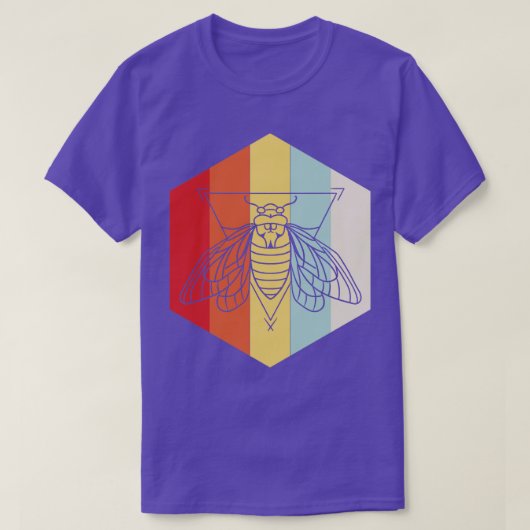 T-shirt Cicada Retro (Design devant)