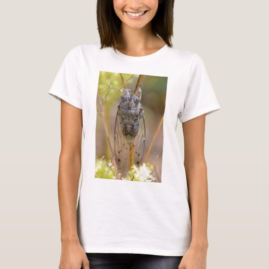 T-shirt Cicada sur le tronc (Devant)