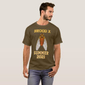 T-shirt Cicadas Brood X 2021 été Insect cicada hommes (Devant entier)