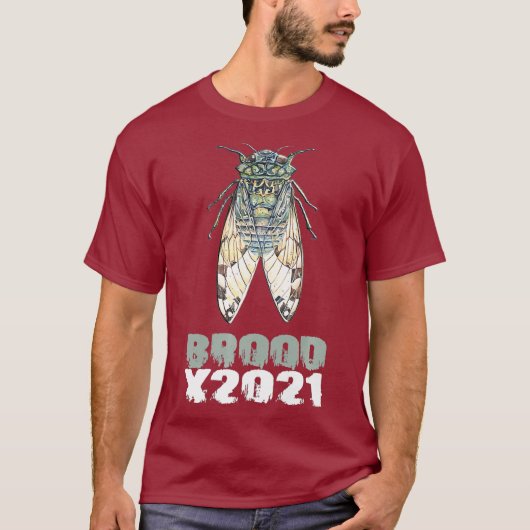 T-shirt Cicadas Brood X 2021 Magicicada Premium (Devant)