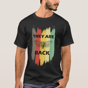 T-shirt Cicadas Ils Sont De Retour Style Vintage Insect Ci