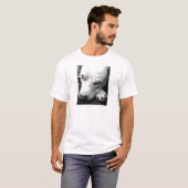 T-shirt cicatrice de harry potter chien pit bull blanc (Devant entier)