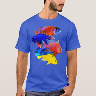 T-shirt Cichlids Africains Peacock Cichlid Breeders Gardie