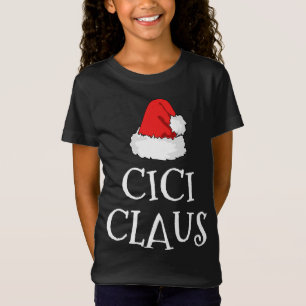 T-Shirt Cici Claus Noël Casquette Famille Groupe de jumela