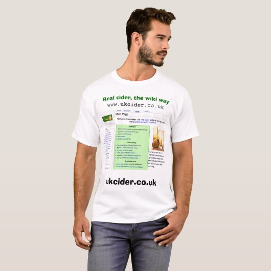 T-shirt ciderwiki (Devant entier)