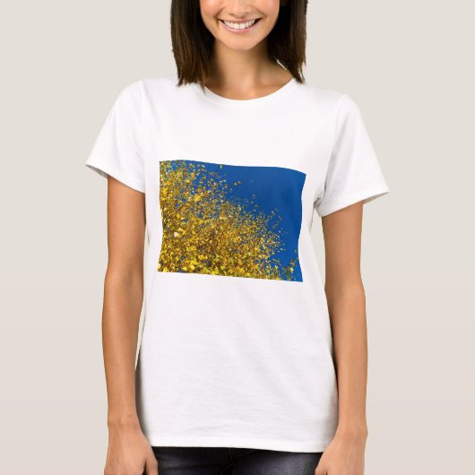 T-shirt Ciel bleu d'automne (Devant)