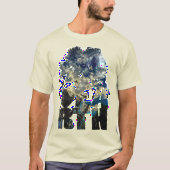 T-shirt Ciel bleu foncé (Devant)