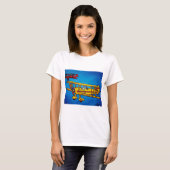 T-shirt Ciel bleu par Piliero (Devant entier)