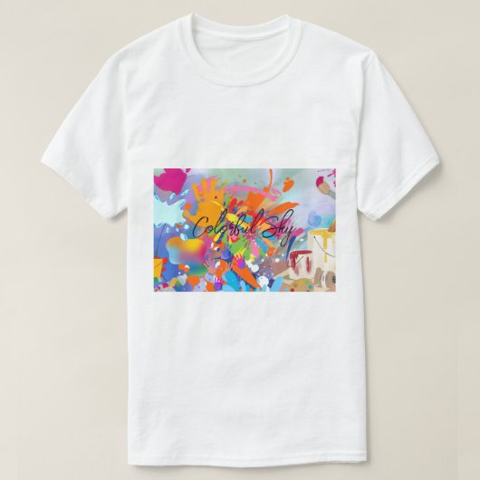 T-shirt Ciel Coloré (Design devant)