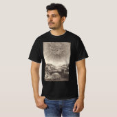 T-shirt Ciel d'astronomie antique avec soleil par Allain M (Devant entier)