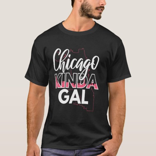 T-shirt Ciel de fille de Chicago Pride Design (Devant)
