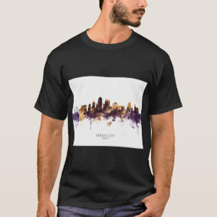 T-shirt Ciel de Kansas City Missouri format géant 5