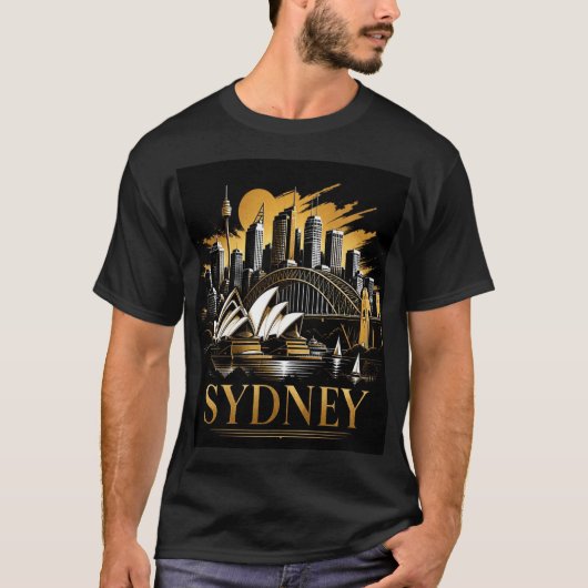T-shirt Ciel de Sydney (Devant)