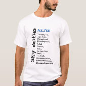 T-shirt Ciel déités AZTECS (Devant)