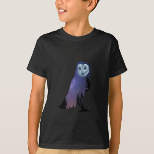 T-shirt Ciel nocturne de hibou