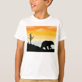 T-shirt Ciel orange (Devant)