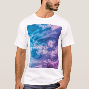 T-shirt Ciel surréaliste, art abstrait onirique.